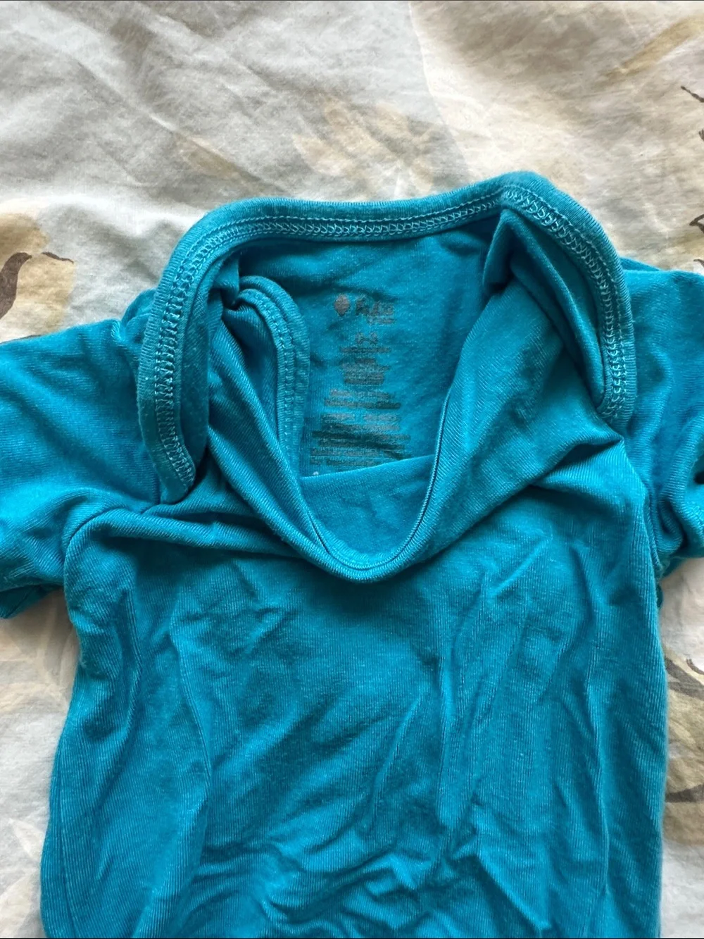 Kyte BABY Teal Short-Sleeve One-Piece Bodysuit